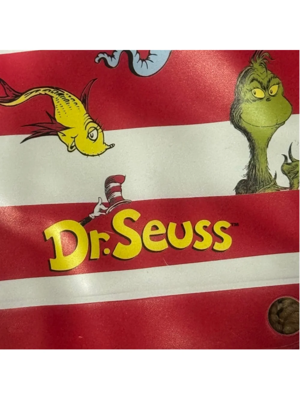 Dr. Seuss Character Pencil Pouch Binder Zipper Case Cat in the Hat Grinch 2018